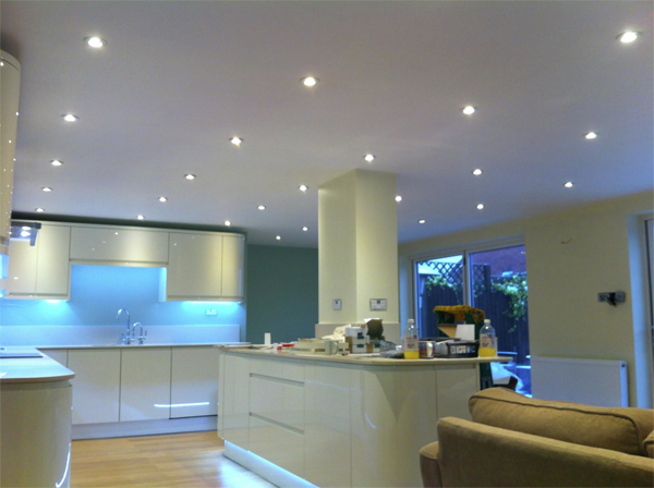 indoor kitchen lighting on property