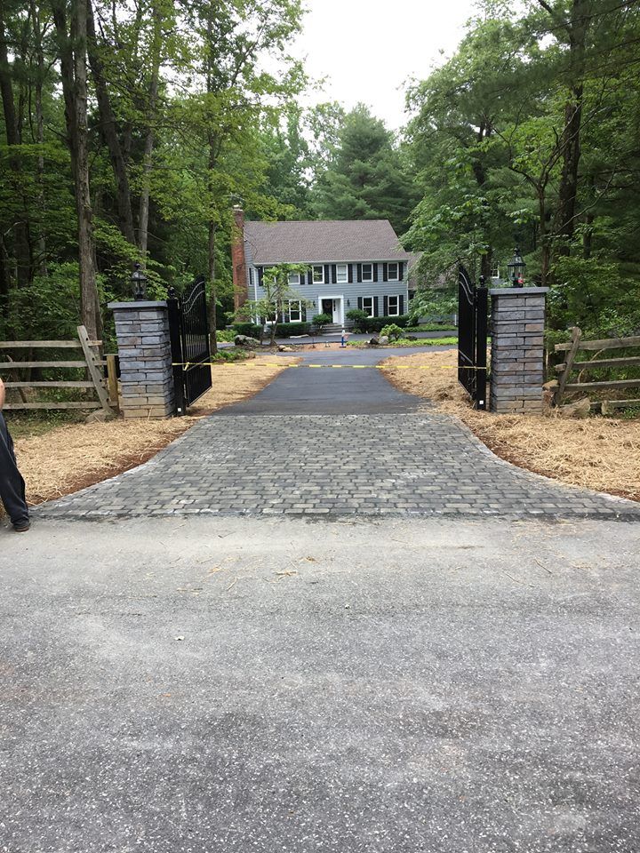 Concrete Pavers Newly Constructed driveway In Flemington, NJ