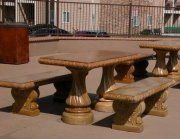wooden bench