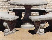concrete bench