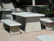 concrete table