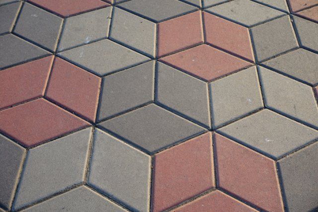 Multicolored Stepping Stones in Dallas, TX