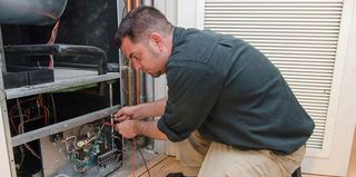 RMG Air Conditioning and Heating Services working on Residiential Heating