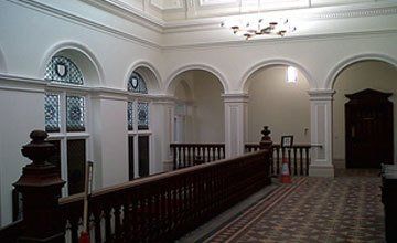 Interior of a business property