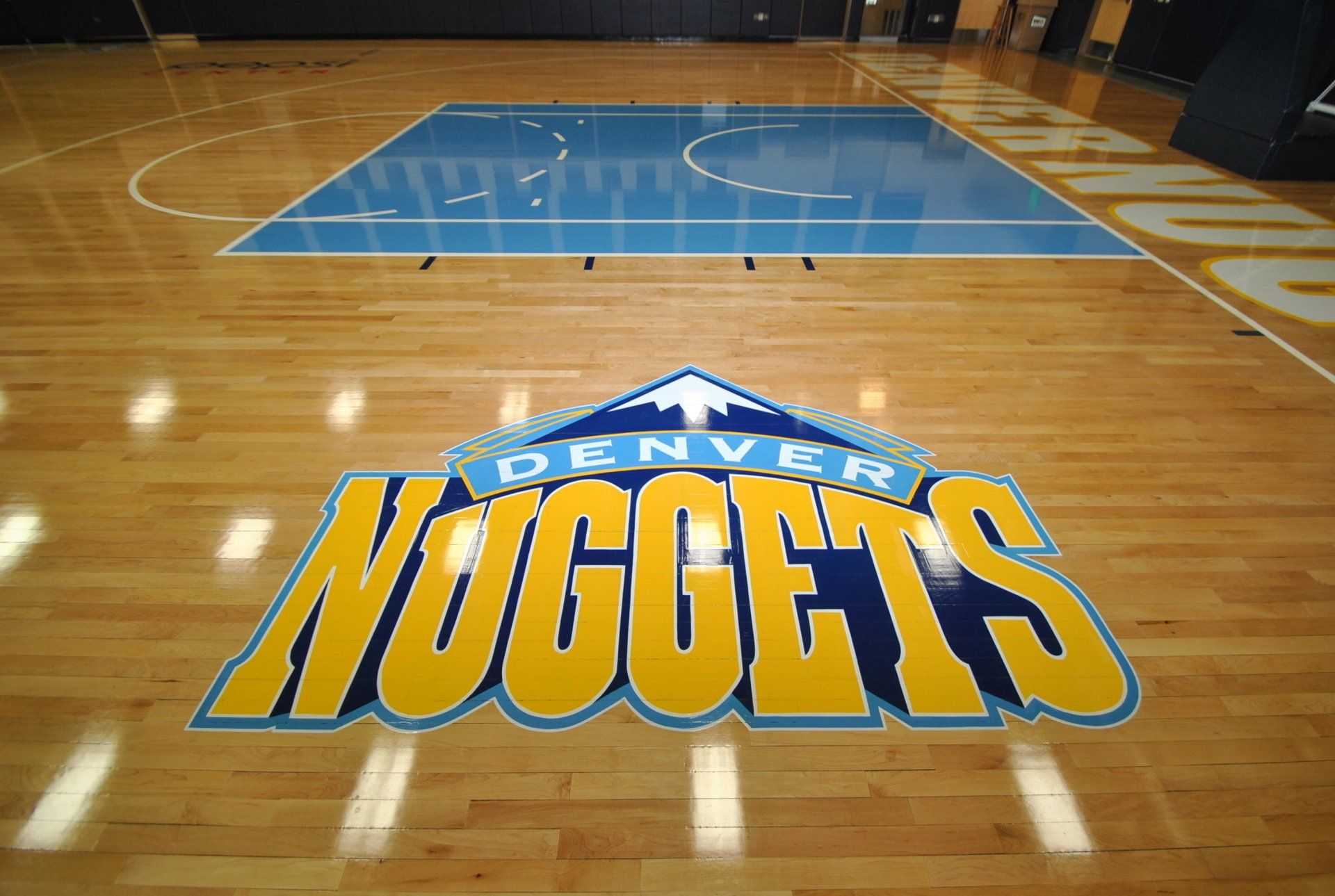 Court with Denver Nuggets Logo on the Floor — Denver, CO — All City Floor Co