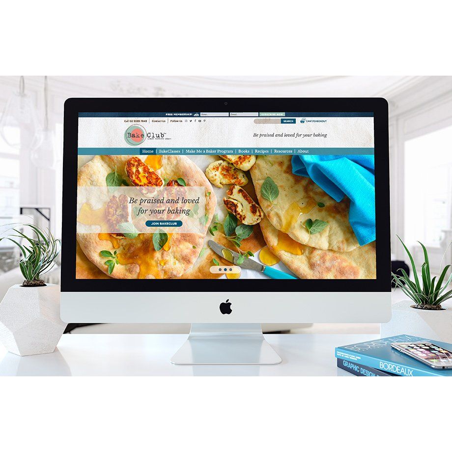 Baking Website Design