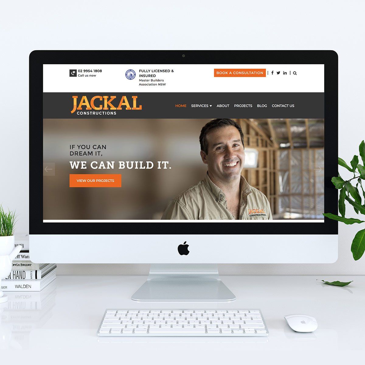 Construction Builder Website