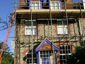 Commercial scaffolding