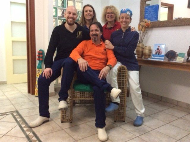 paziente e assistente alla poltrona