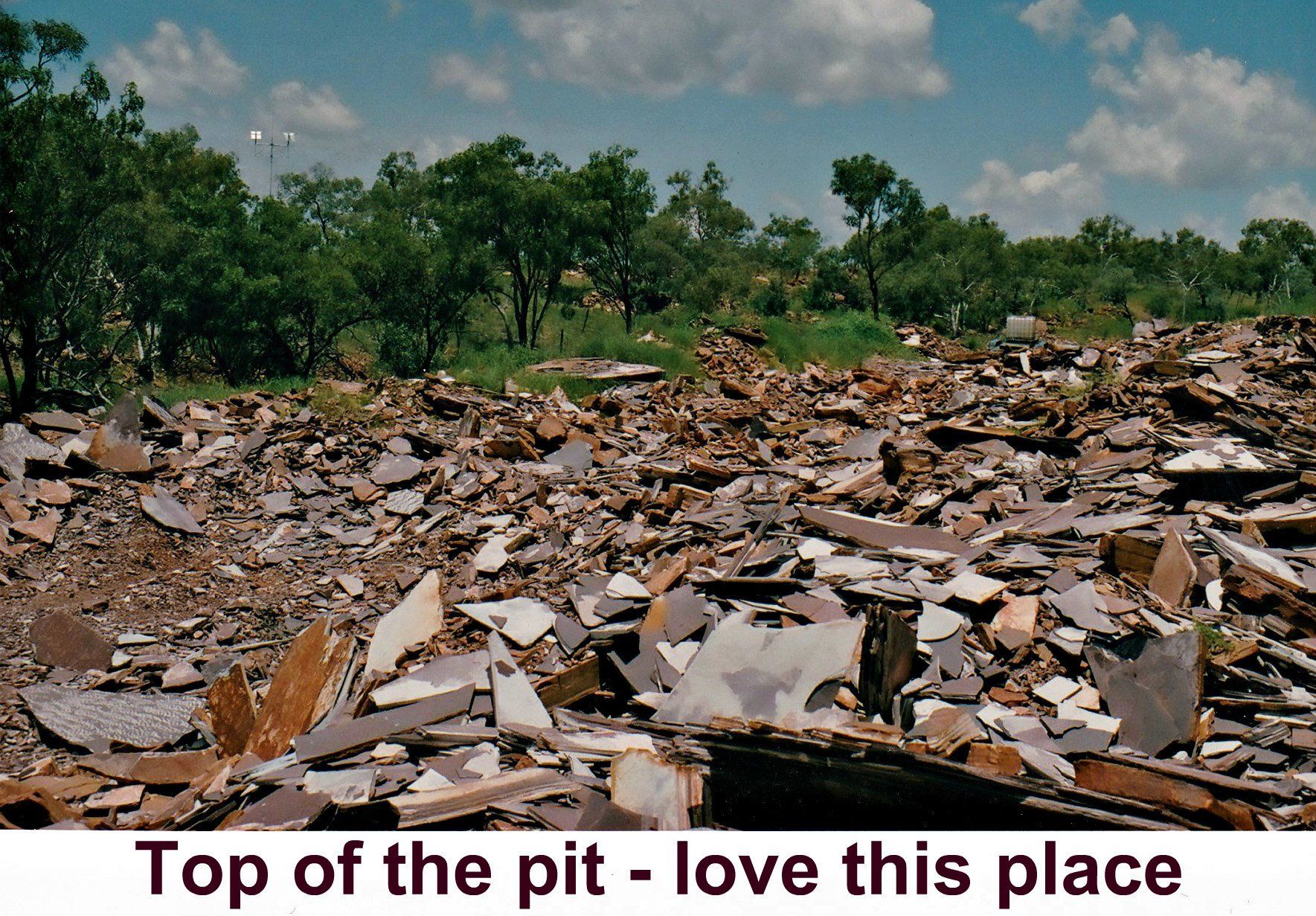 top of the pit