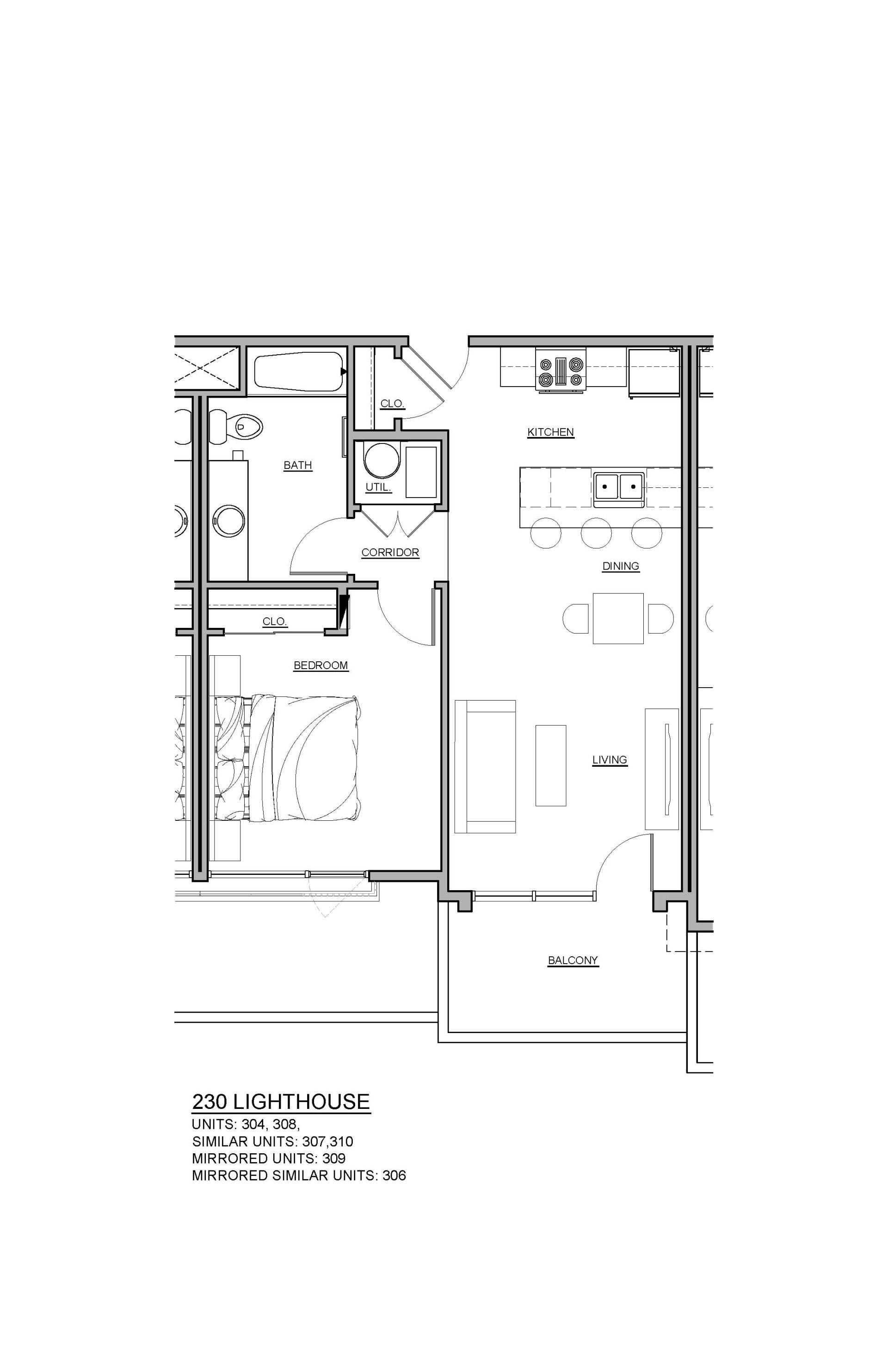 230 LIGHTHOUSE - UNITS 304, 306