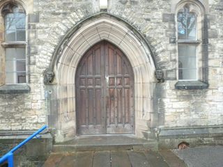 commercial building faulty entrance