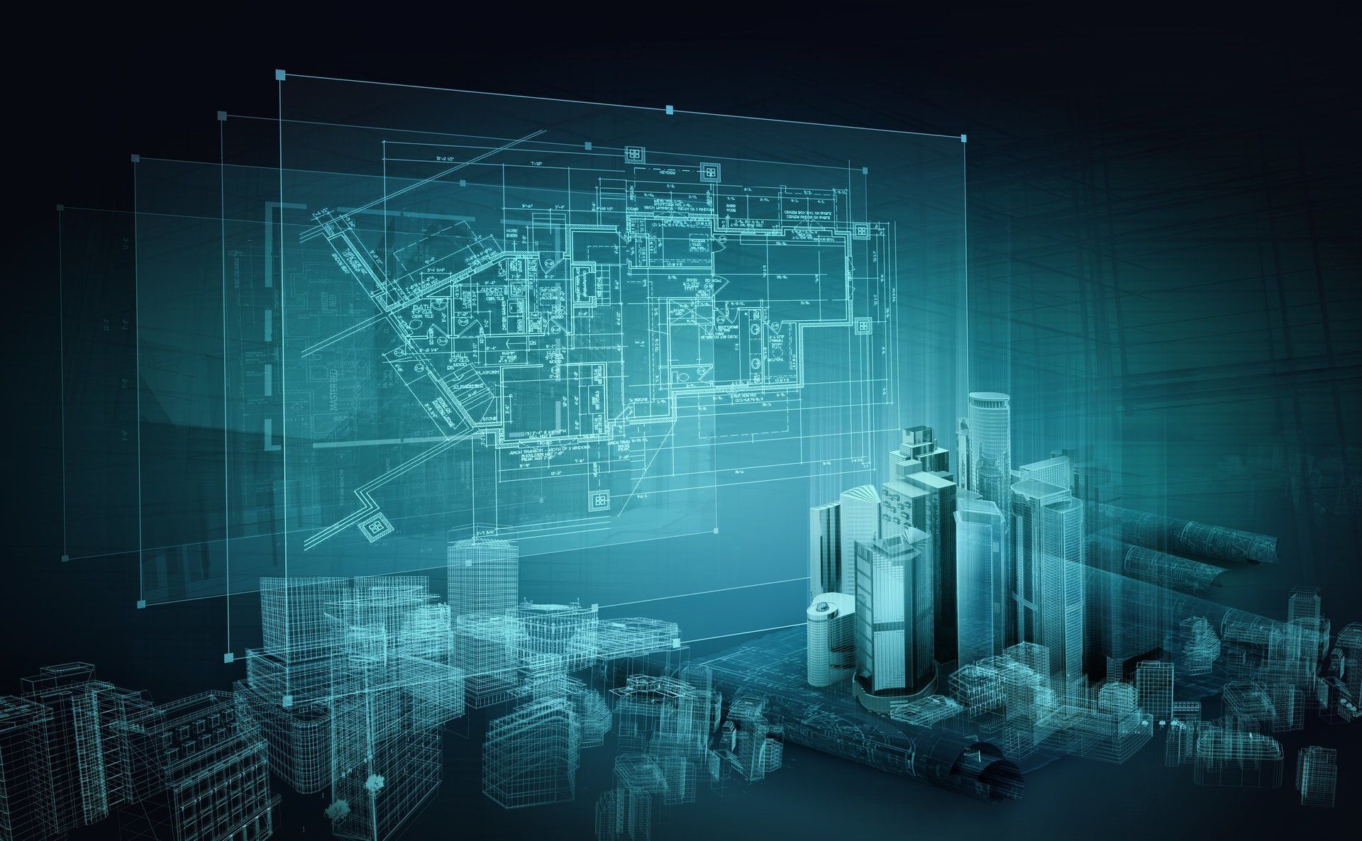 Architectural blueprints