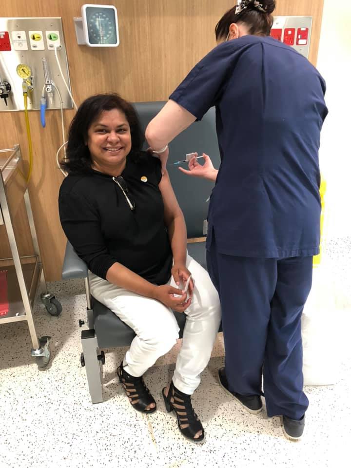 Pfizer Vaccine Day 1