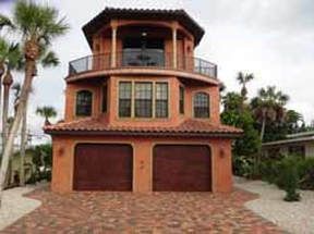 House with Two Garage Doors — Sarasota, FL — Custom Pavers of Southwest Florida