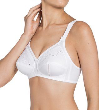 TRIUMPH REGGISENO DOREEN + COTTON 01 N COLORE BIANCO