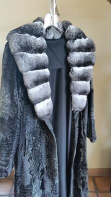 dress made in fur dress made in fur