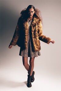Woman in fur coat Woman in fur coat