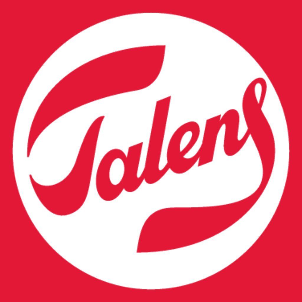 Un logo rosso e bianco per Tolen