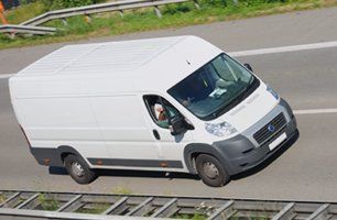 a running van