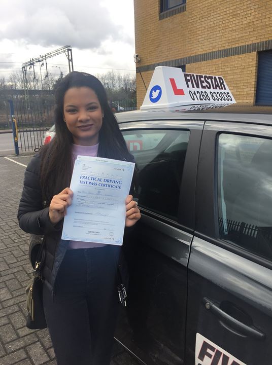 We Passed our driving test with FIVESTAR Driver Training.