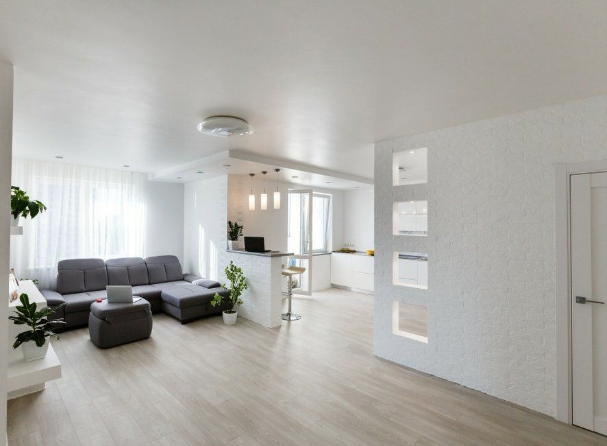 A room renovation after shot