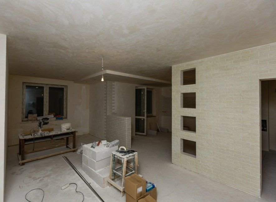A room renovation before shot
