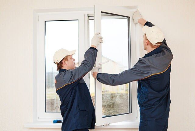 Workers Install Windows — Downs Quick Fix Glass in Toowoomba, QLD Workers Install Windows — Downs Quick Fix Glass in Toowoomba, QLD