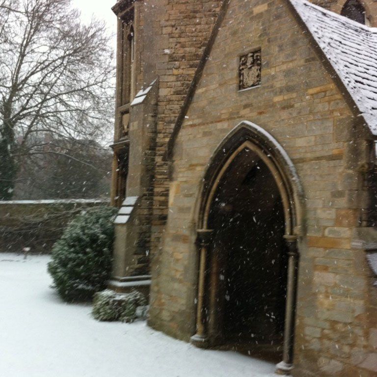 exterior view of the church