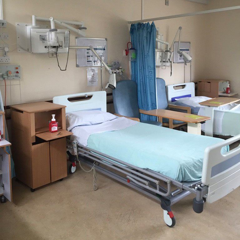 hospital beds