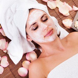 beauty treatment at a salon