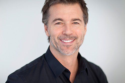 Older man smiling