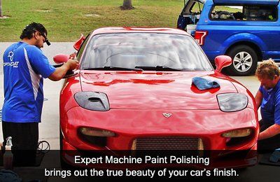Machine Polishing Mazda RX-7