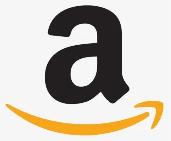 Logotipo de Amazon: una “a” minúscula negra con una flecha sonriente naranja debajo.