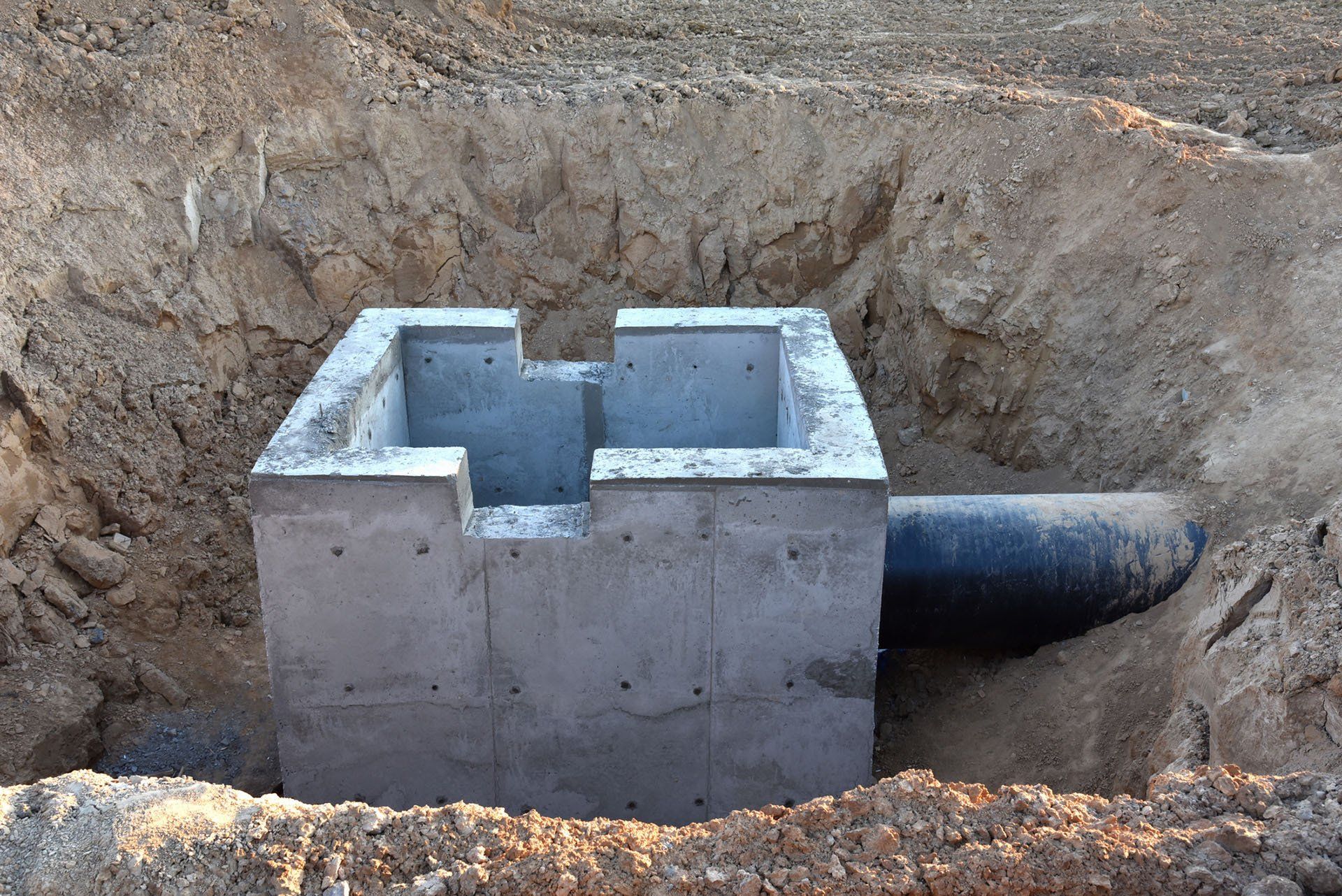Construction of Sanitary Sewer System — Danbury, CT — M & M Precast Corp.
