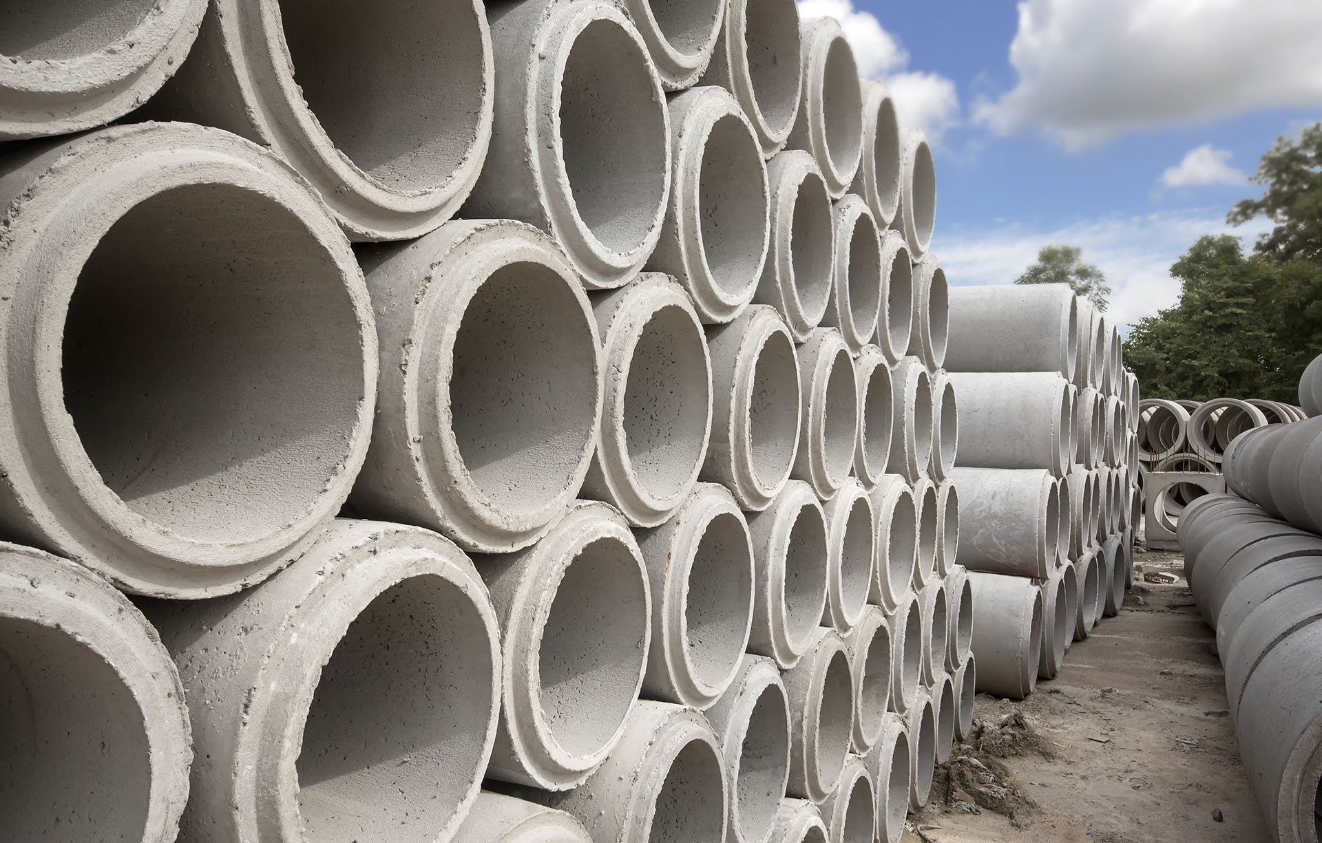 Precast Concrete Water Drain — Danbury, CT — M & M Precast Corp.