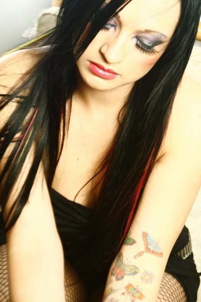 long straight hair