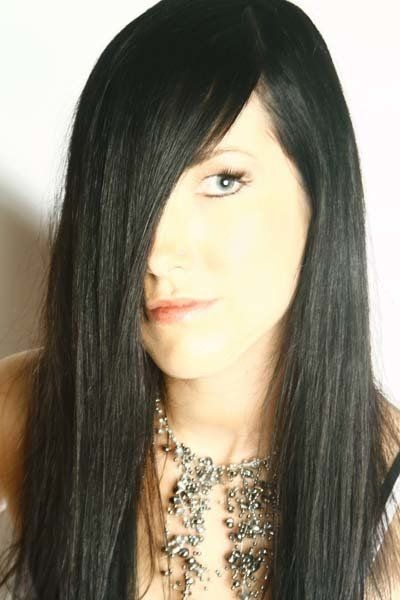 straightened hair
