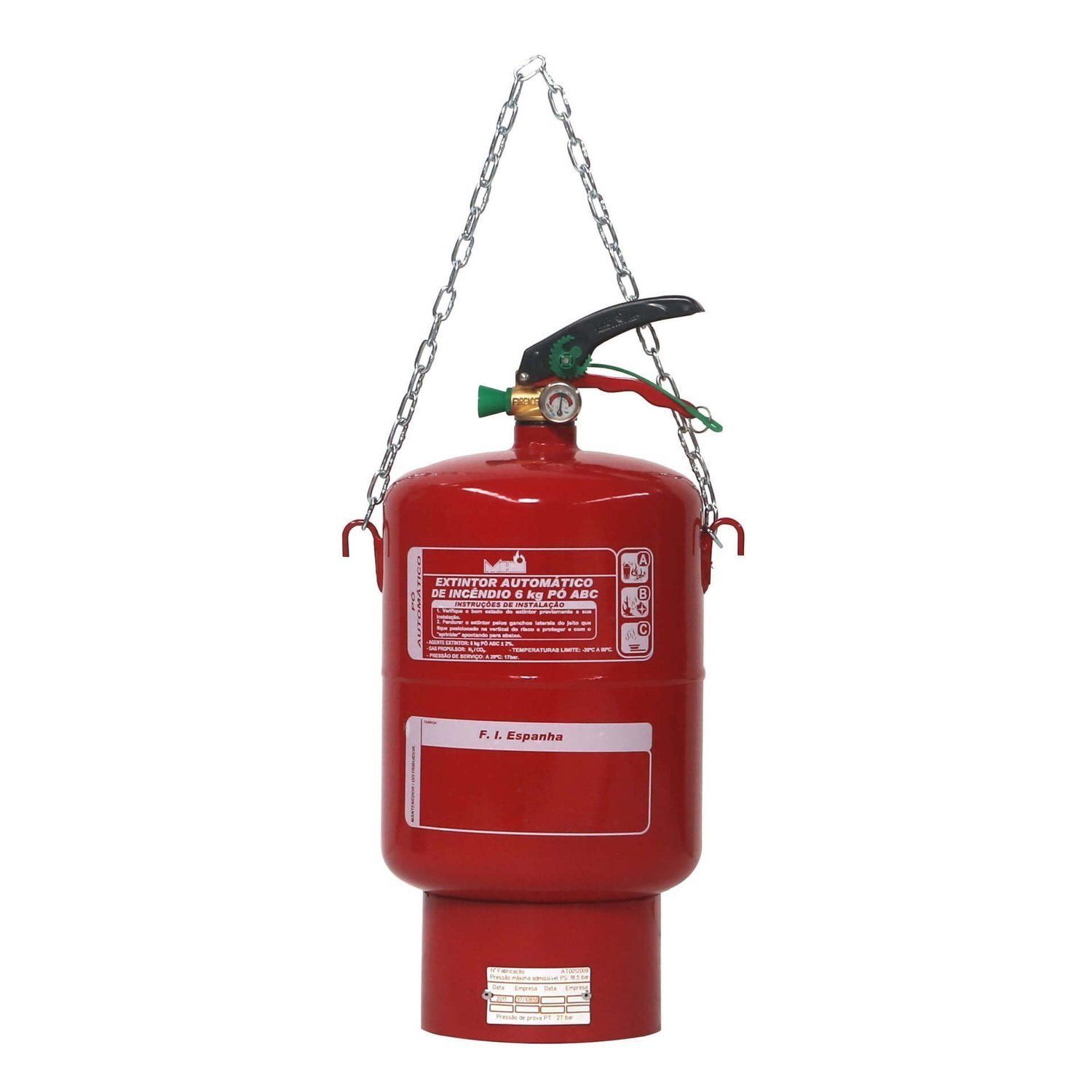 extintor abc 6kg automatico