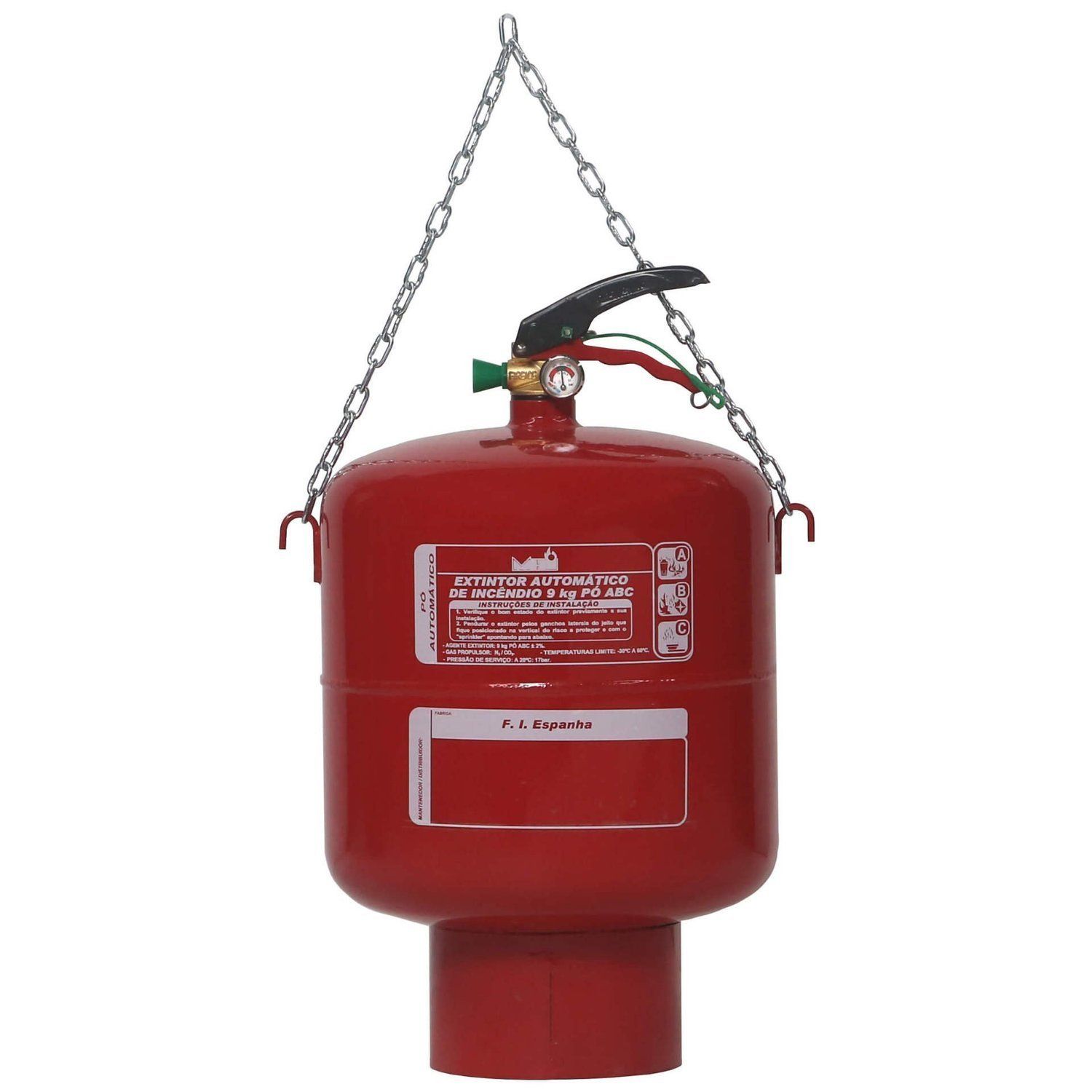 extintor abc 9kg automatico