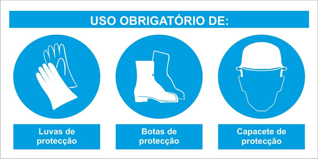 sinalética obrigação