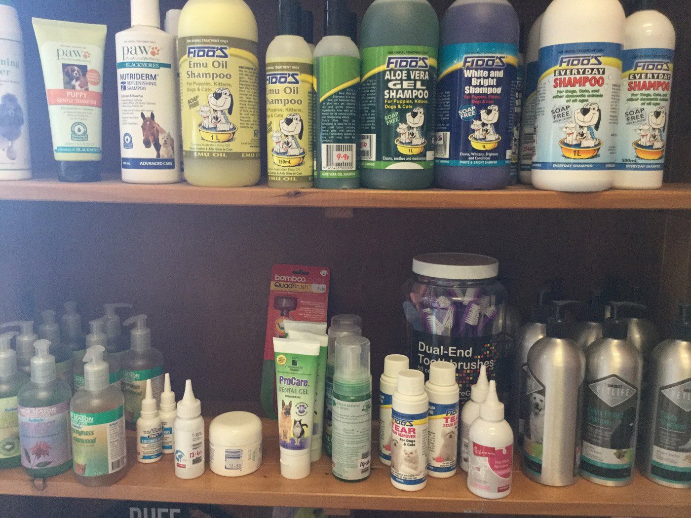 grooming products