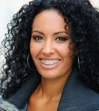Young Woman with Braces