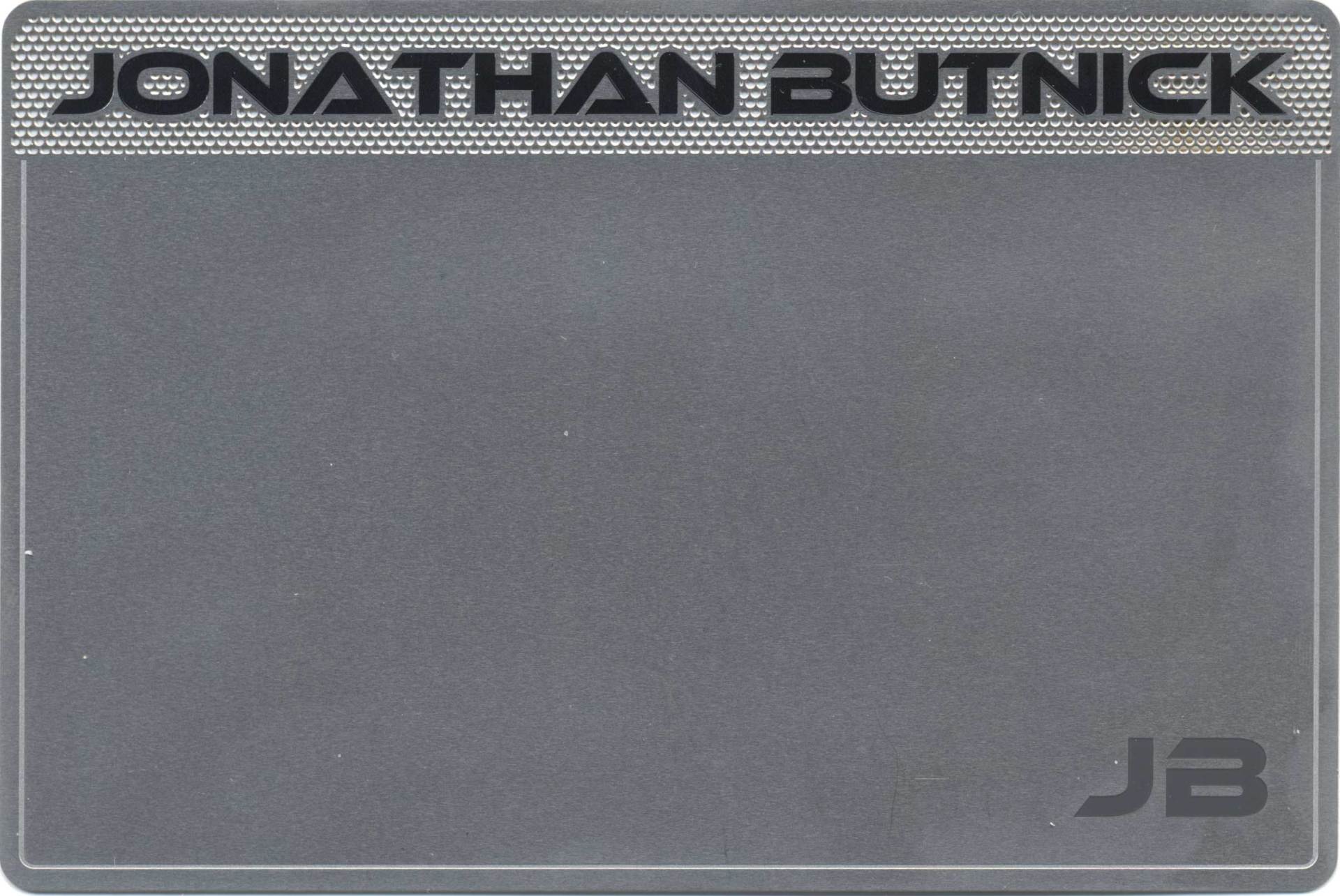 Chrome Metal Invitation Chrome Metal Invitation