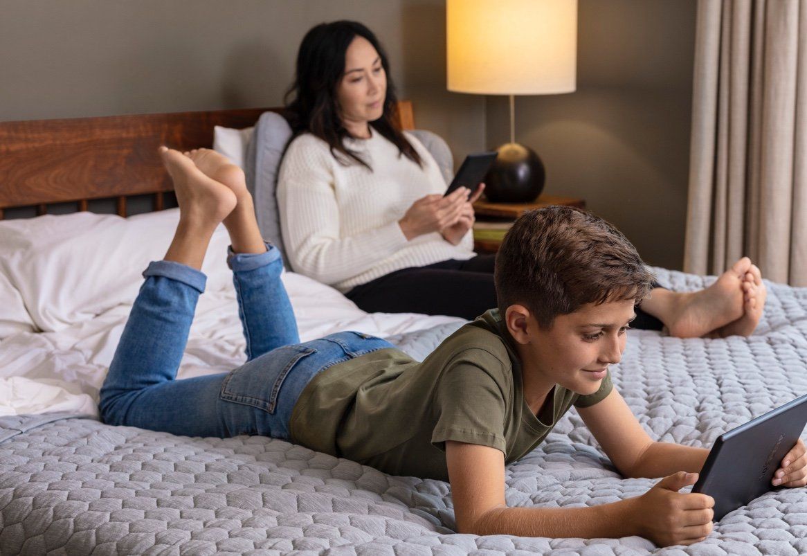 Family Using Whole Home WiFi
