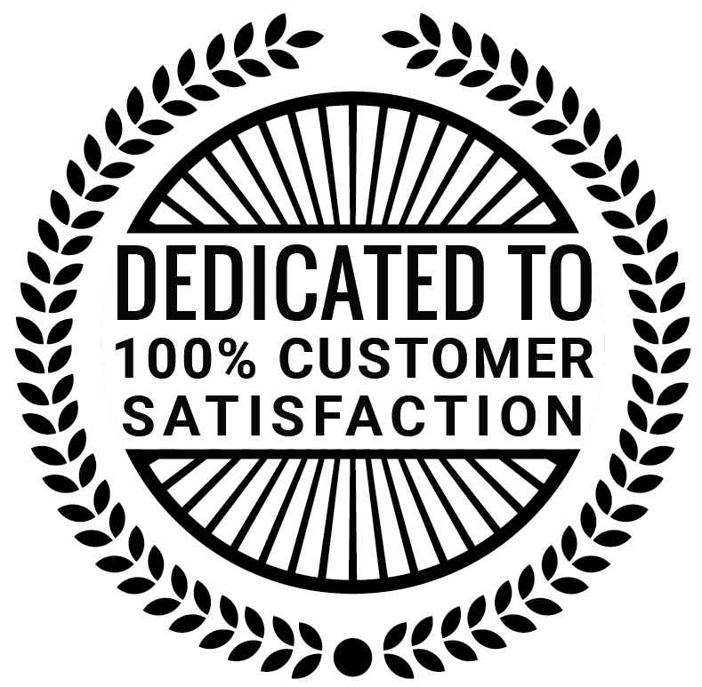100% CUSTOMER SATISFACTION