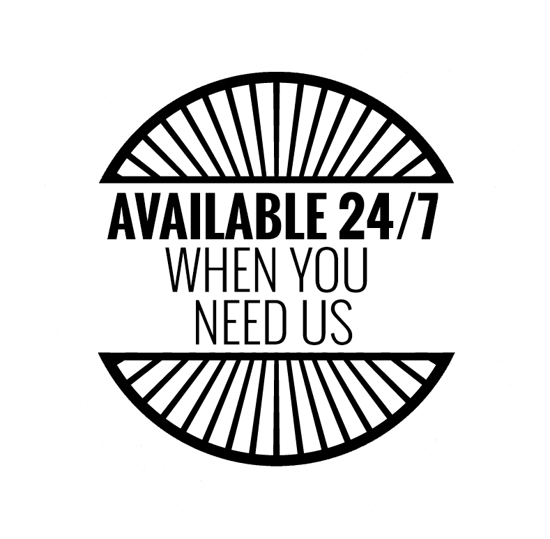 AVAILABLE 24/7