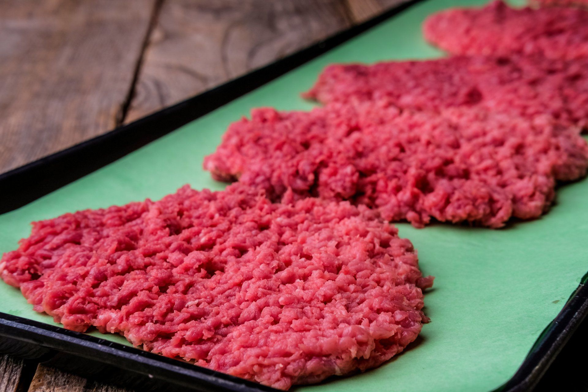 Hot Links — Milled Meat Shaped in Patty in Van Buren, AR