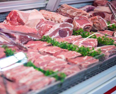 Steak — Close-Up of Meat in Display in Van Buren, AR Steak — Close-Up of Meat in Display in Van Buren, AR