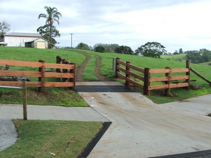 wooden fence